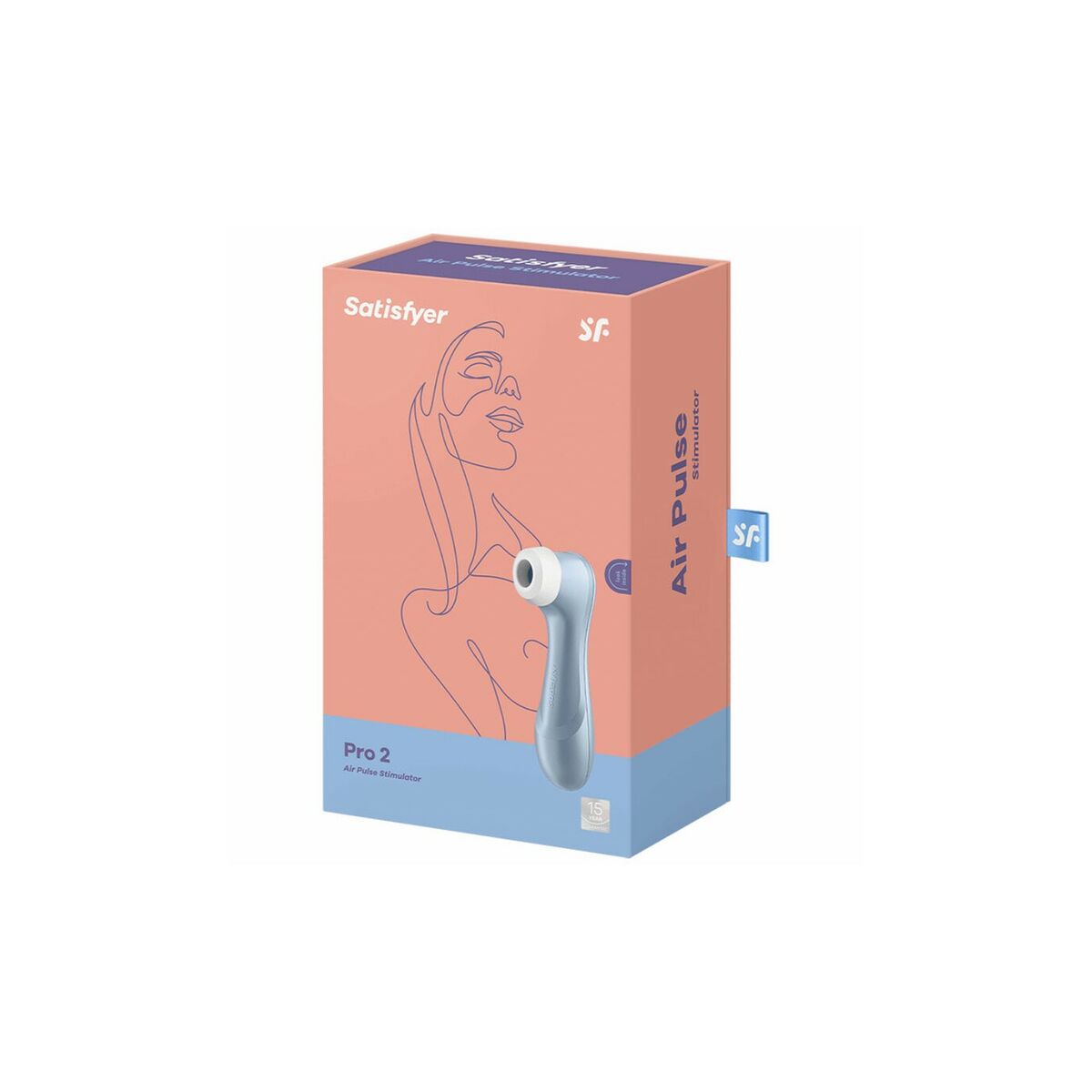 Sací stimulátor na klitoris Satisfyer Pro 2 Air Pulse Modrá